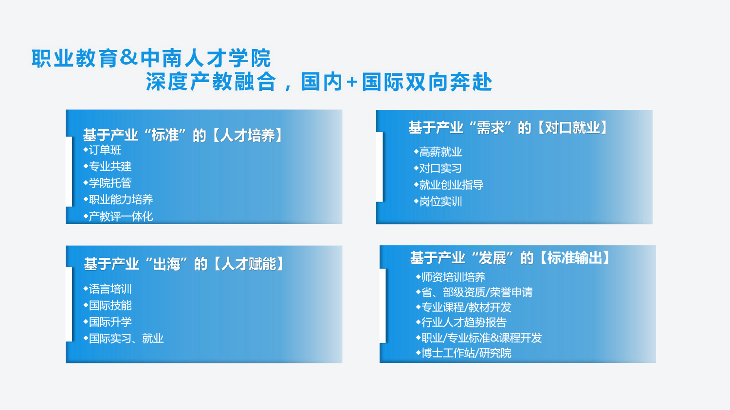 中南人才集团-职业教育
